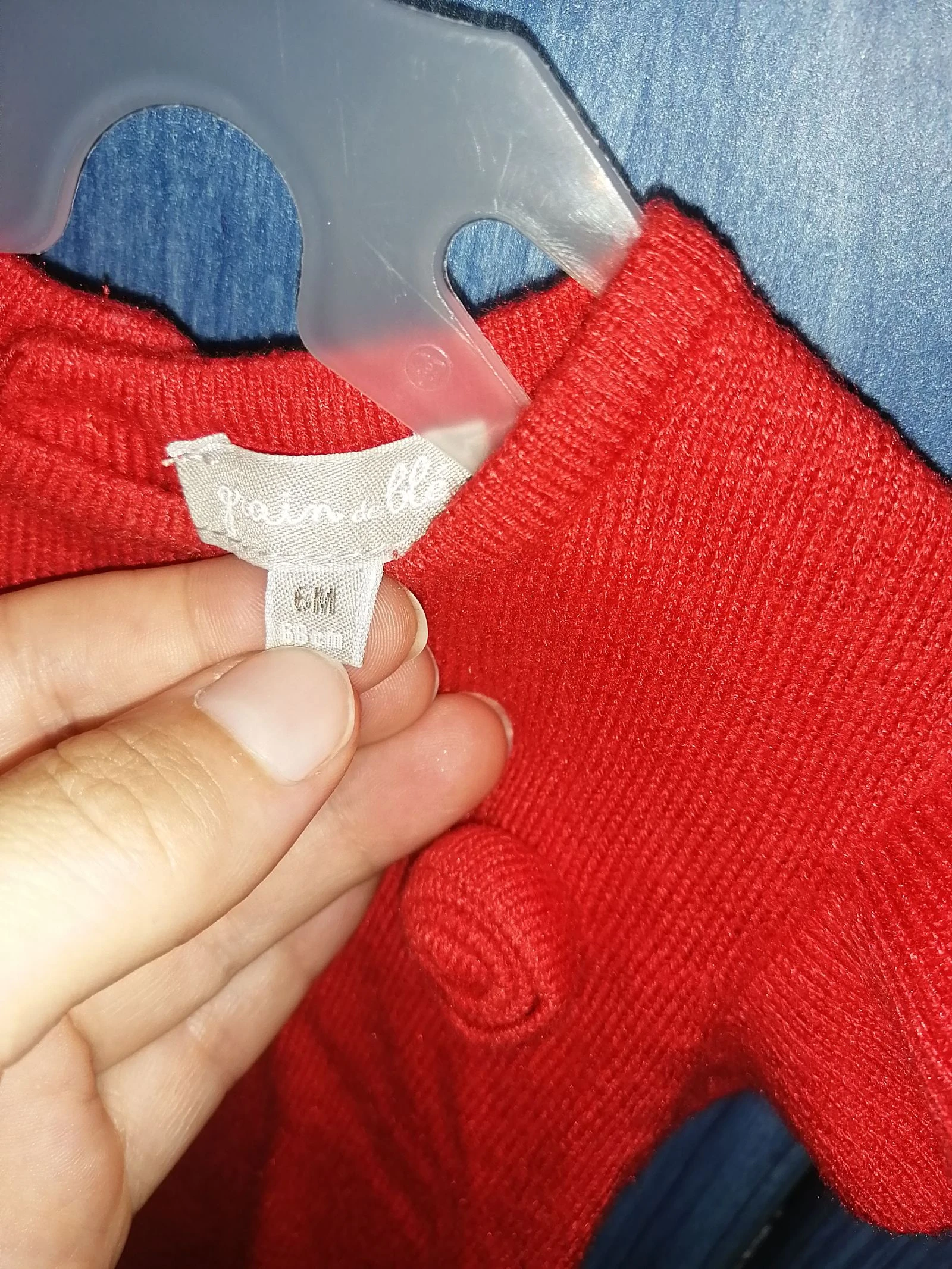 Robe grain de blé 6 mois fille  – photo 3